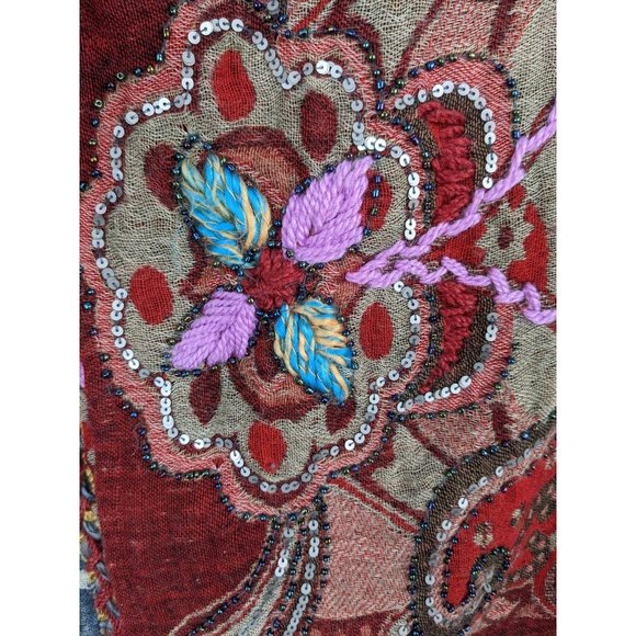 Soft Surroundings Juliette Fringe Wool Cardigan 3X - Picture 2 of 13